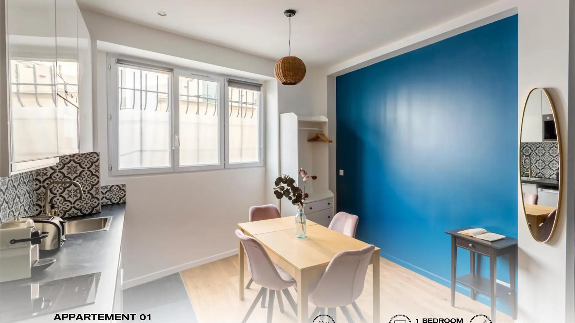 Apartment Ferienwohnung Beauquartier - Butte Aux Cailles I Paris Frankreich